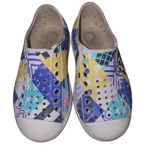 Native Shoes Colorful Geometric Slip-On Shoes